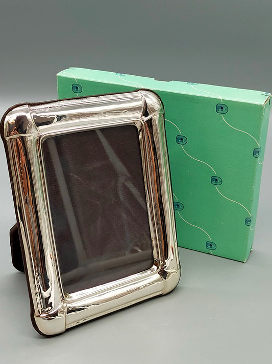 Edler 925er Silber Bilderrahmen Eleganter Fotorahmen mit Box