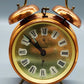 Vintage Europa Doppelglocken Wecker – Klassische Tisch Uhr