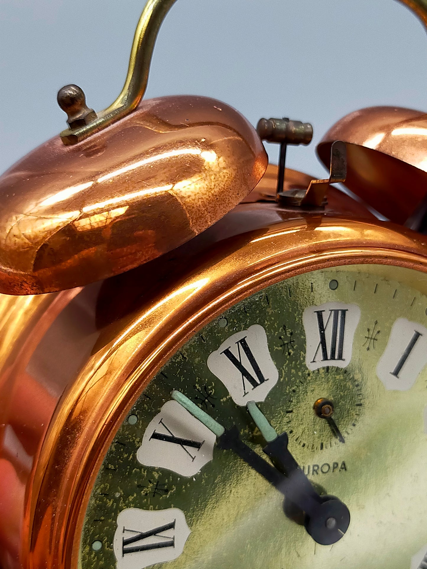 Vintage Europa Doppelglocken Wecker – Klassische Tisch Uhr