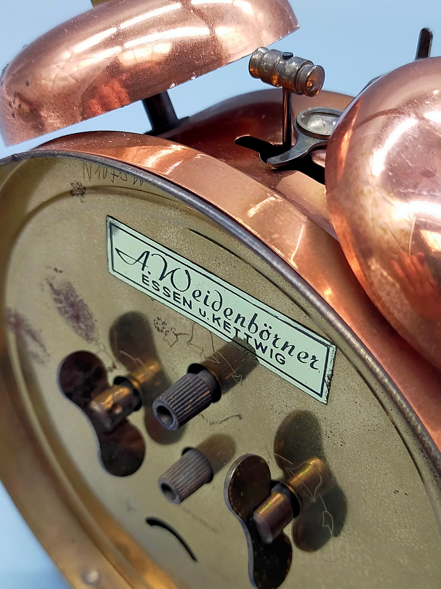 Vintage Europa Doppelglocken Wecker – Klassische Tisch Uhr