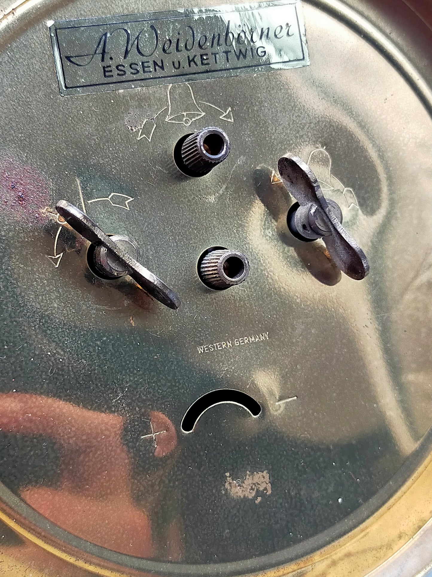 Vintage Europa Doppelglocken Wecker – Klassische Tisch Uhr