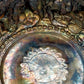 Antike Silber Schale mit Relief Getriebene Prunkschale Asiatika