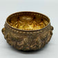 Antike asiatische Silberschale Detailreiche Reliefarbeit mit Figuren
