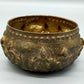Antike asiatische Silberschale Detailreiche Reliefarbeit mit Figuren