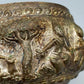 Antike asiatische Silberschale Detailreiche Reliefarbeit mit Figuren