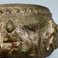 Antike asiatische Silberschale Detailreiche Reliefarbeit mit Figuren