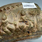 Antike asiatische Silberschale Detailreiche Reliefarbeit mit Figuren