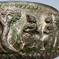 Antike asiatische Silber Schale mit Relief Prunkvolle Handarbeit