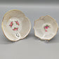 Klausenburg Porzellan Körbchen Set Durchbruchmuster mit Blumendekor