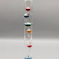 Klassisches Galileo Thermometer aus Glas Dekorative Wetterstation