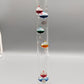 Klassisches Galileo Thermometer aus Glas Dekorative Wetterstation