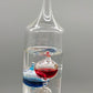 Klassisches Galileo Thermometer aus Glas Dekorative Wetterstation