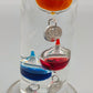 Klassisches Galileo Thermometer aus Glas Dekorative Wetterstation