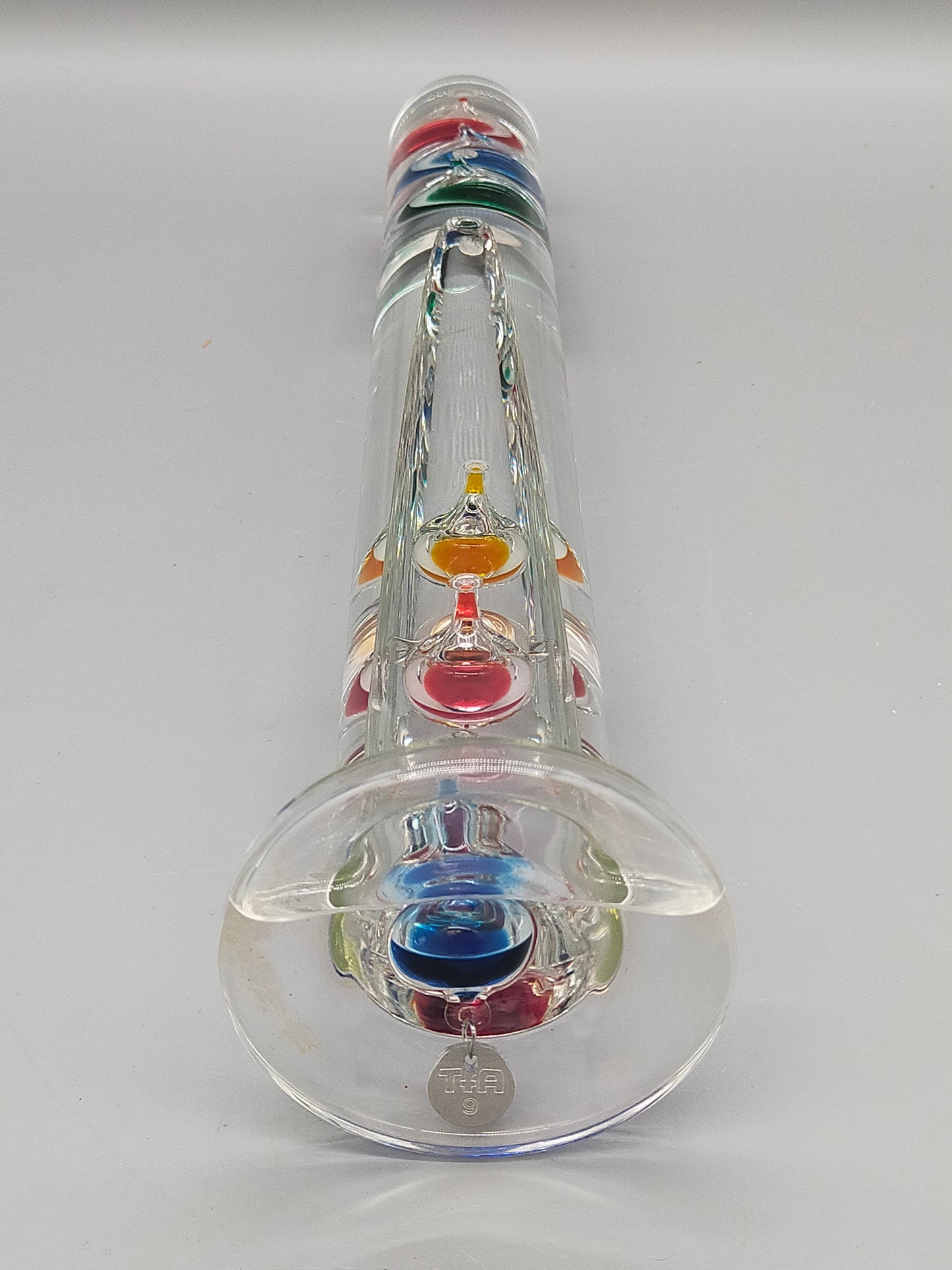 Klassisches Galileo Thermometer aus Glas Dekorative Wetterstation