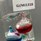 Klassisches Galileo Thermometer aus Glas Dekorative Wetterstation