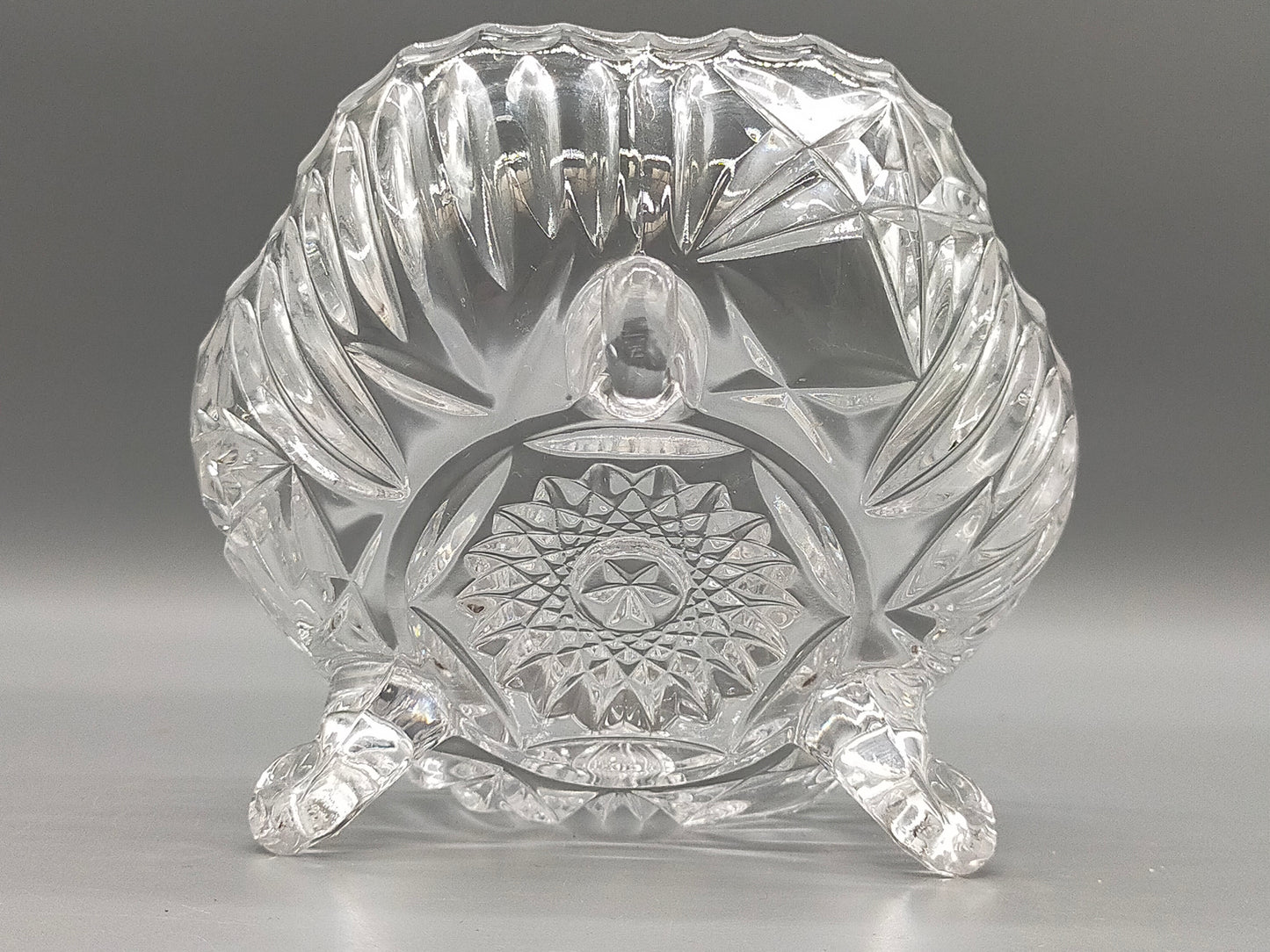 Edle Bleikristall Bonbonniere mit Deckel Klassische Kristalldose