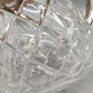 Antiker Kristall Glaskrug mit versilbertem Klappdeckel Vintage Karaffe