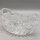 Edle Kristallglasschale mit Sternschliff Elegante Dekoschale