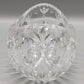 Edle Kristallglasschale mit Sternschliff Elegante Dekoschale