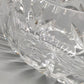 Edle Kristallglasschale mit Sternschliff Elegante Dekoschale