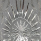 Edle Kristallglasschale mit Sternschliff Elegante Dekoschale