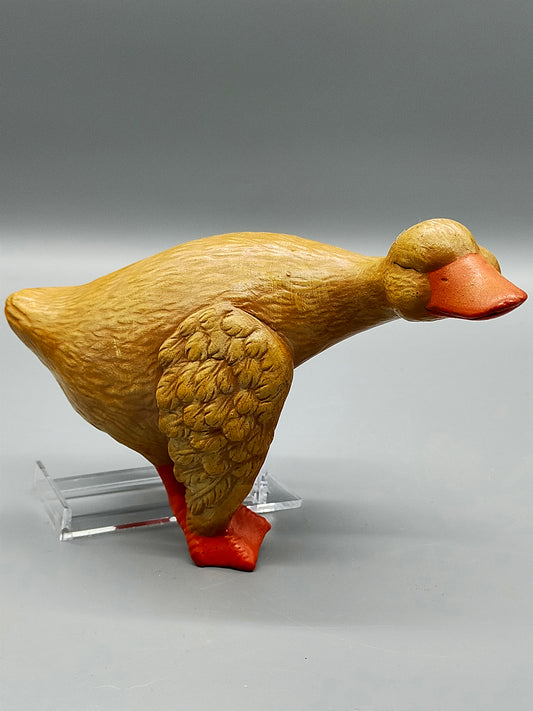 Dekorative Keramik Ente Charmante Vintage Tierfigur für Haus & Garten