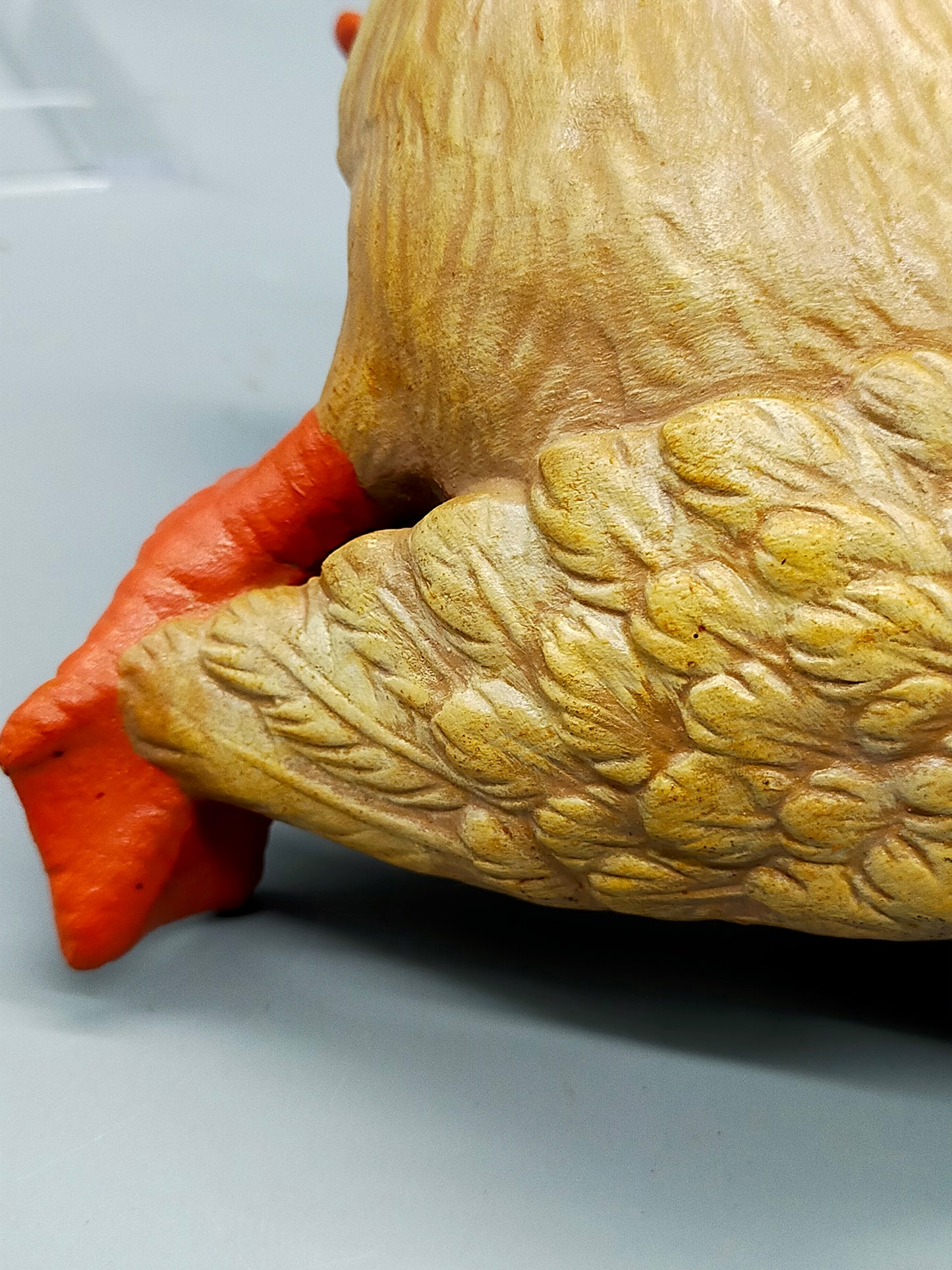 Dekorative Keramik Ente Charmante Vintage Tierfigur für Haus & Garten