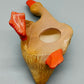 Dekorative Keramik Ente Charmante Vintage Tierfigur für Haus & Garten