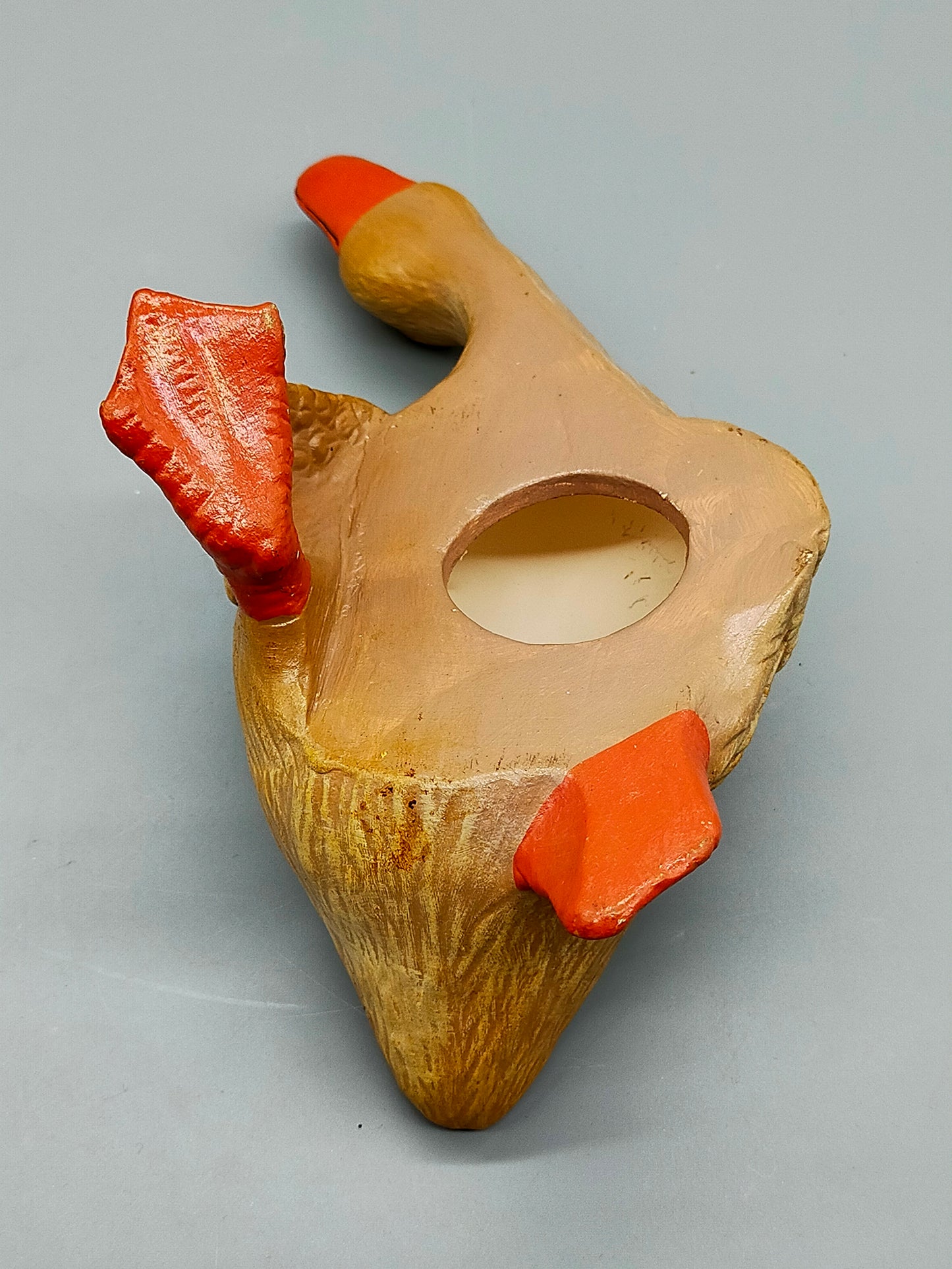 Dekorative Keramik Ente Charmante Vintage Tierfigur für Haus & Garten