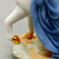 Edle PMI Porzellan Figur – Elegante Reiterin auf weißem Pferd
