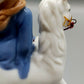 Edle PMI Porzellan Figur – Elegante Reiterin auf weißem Pferd