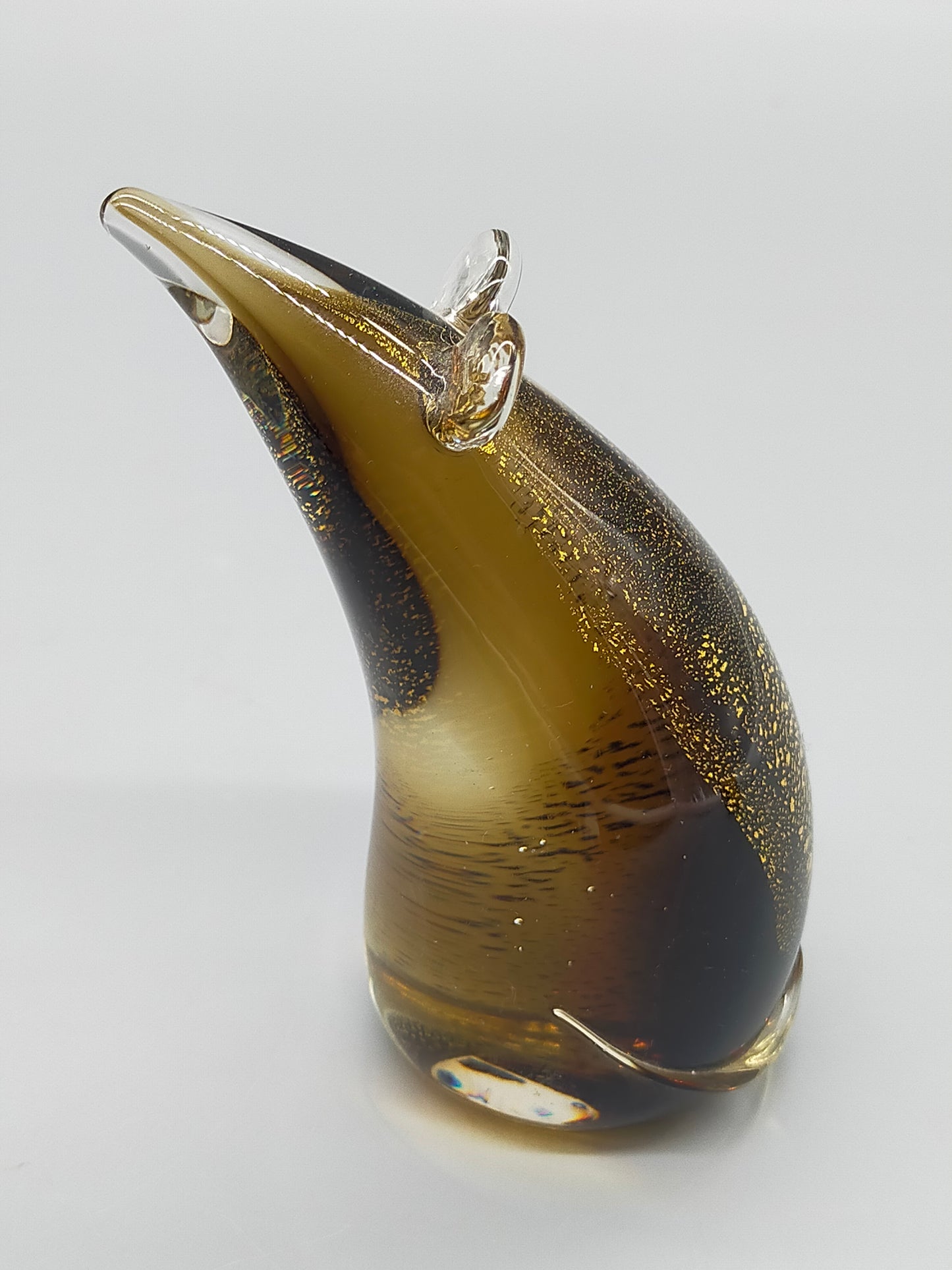 Leonardo Glasfigur Maus – Kunstvolle Dekoration mit Goldflitter