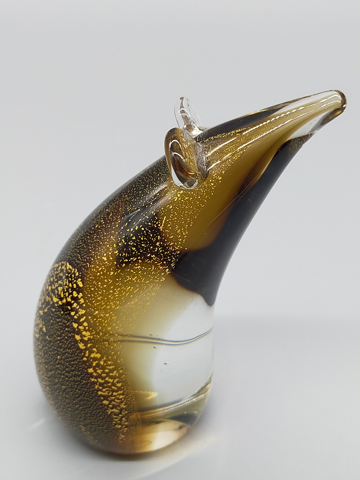 Leonardo Glasfigur Maus – Kunstvolle Dekoration mit Goldflitter