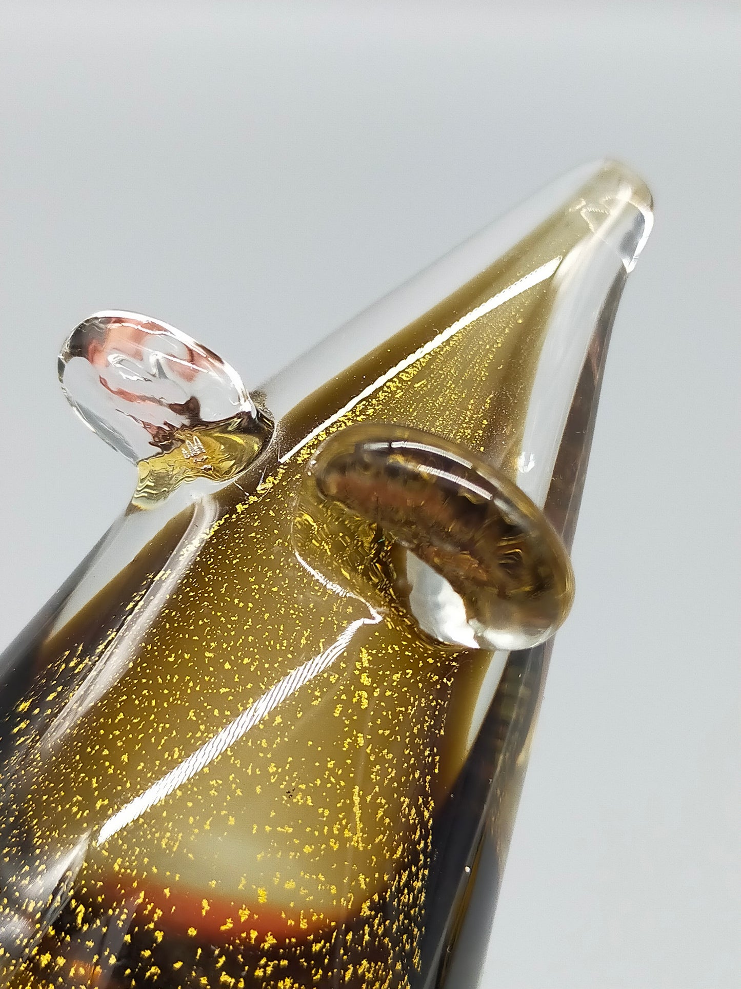 Leonardo Glasfigur Maus – Kunstvolle Dekoration mit Goldflitter