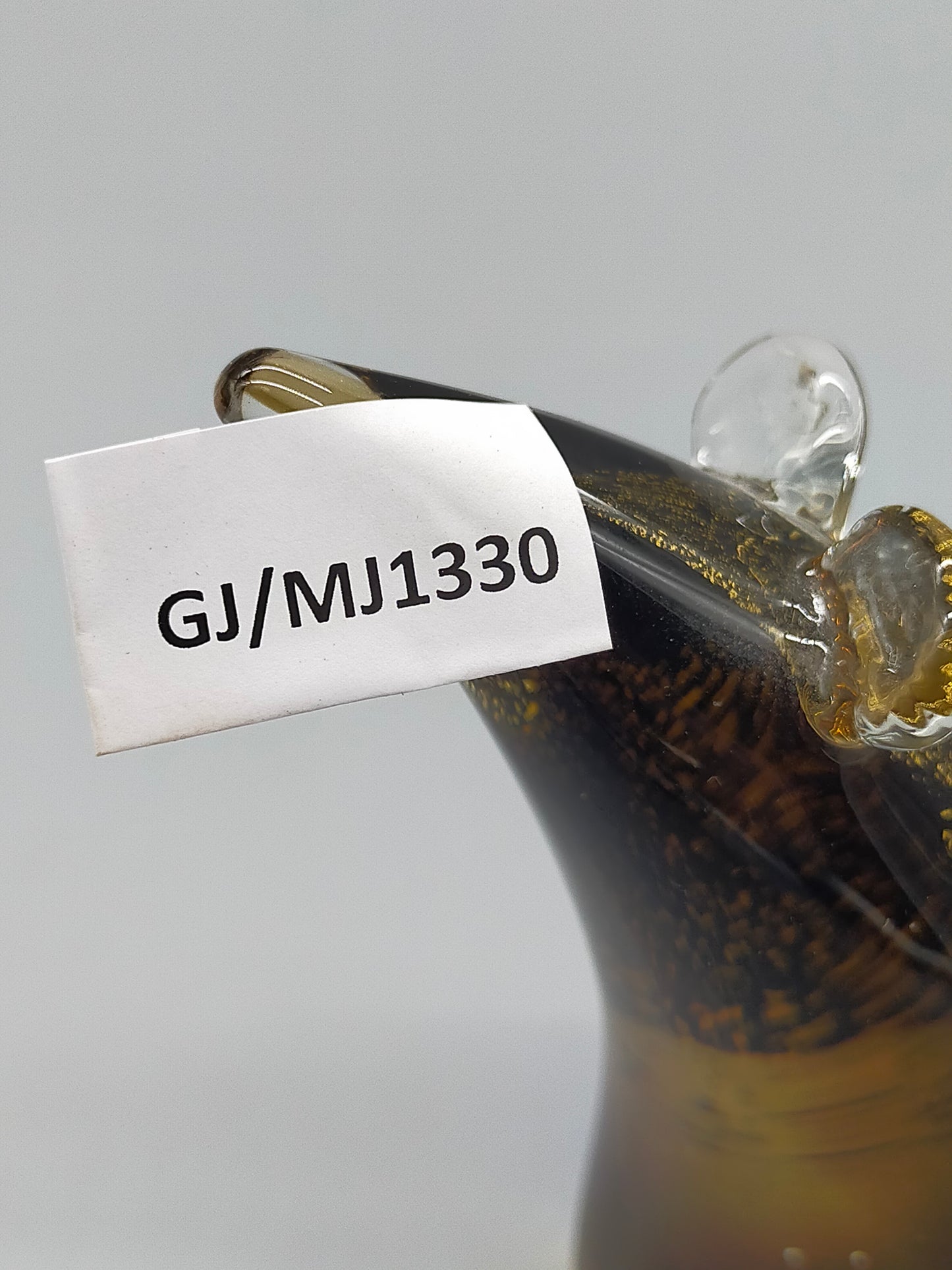 Leonardo Glasfigur Maus – Kunstvolle Dekoration mit Goldflitter