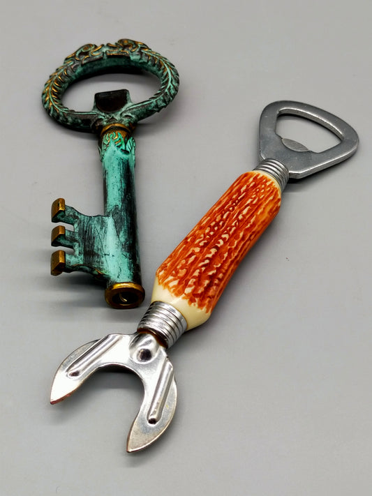 Antikes Bar-Set – Flaschenöffner, Korkenzieher & Kapselheber