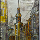 Deutsche Schule Blick auf die Reinoldikirche in Dortmund Glasbild