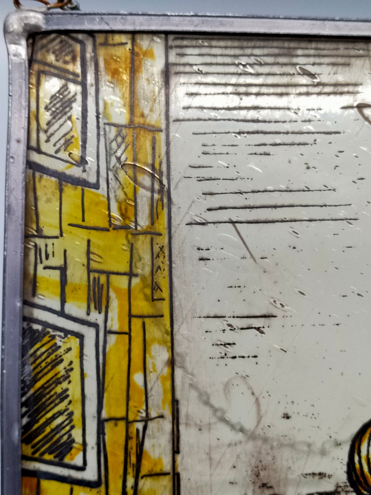 Deutsche Schule Blick auf die Reinoldikirche in Dortmund Glasbild