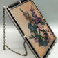 Klassisches Glasbild mit Blumenmotiv Farbenfrohe Dekoration
