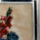 Klassisches Glasbild mit Blumenmotiv Farbenfrohe Dekoration