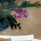 Klassisches Glasbild mit Blumenmotiv Farbenfrohe Dekoration