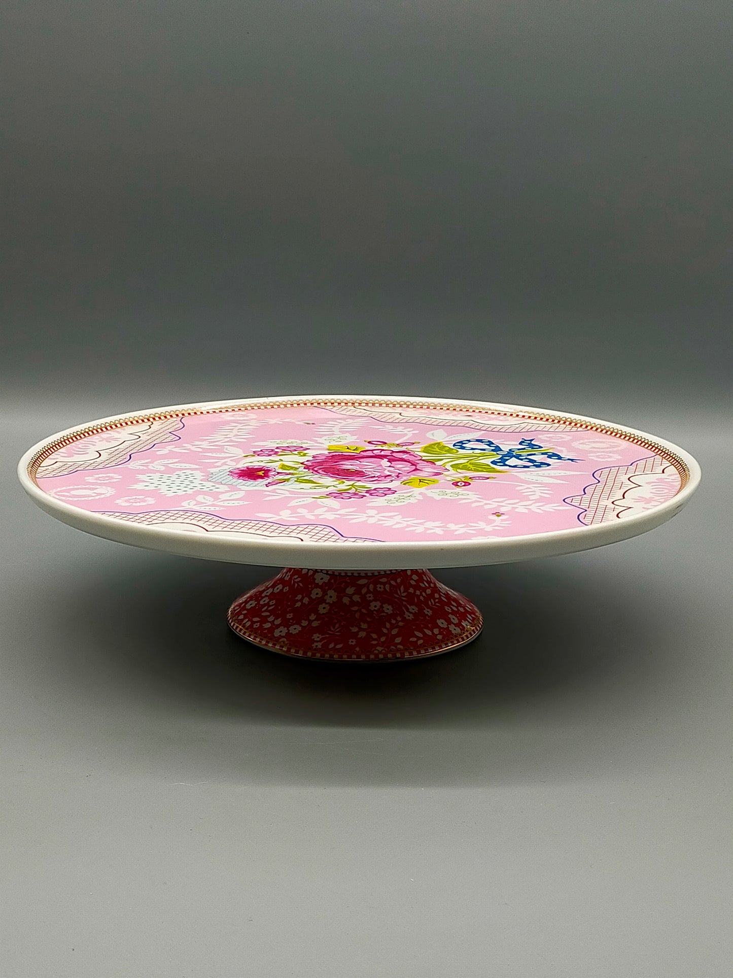 Pip Studio Floral Tortenplatte Rosa – Eleganter Kuchenständer
