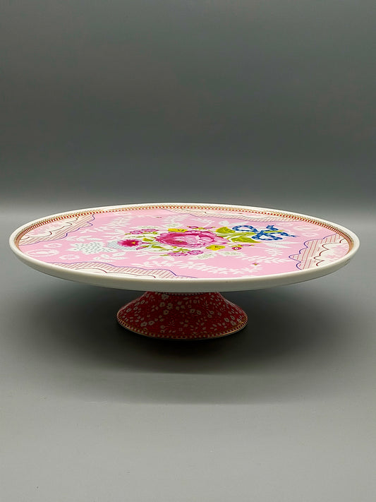Pip Studio Floral Tortenplatte Rosa – Eleganter Kuchenständer