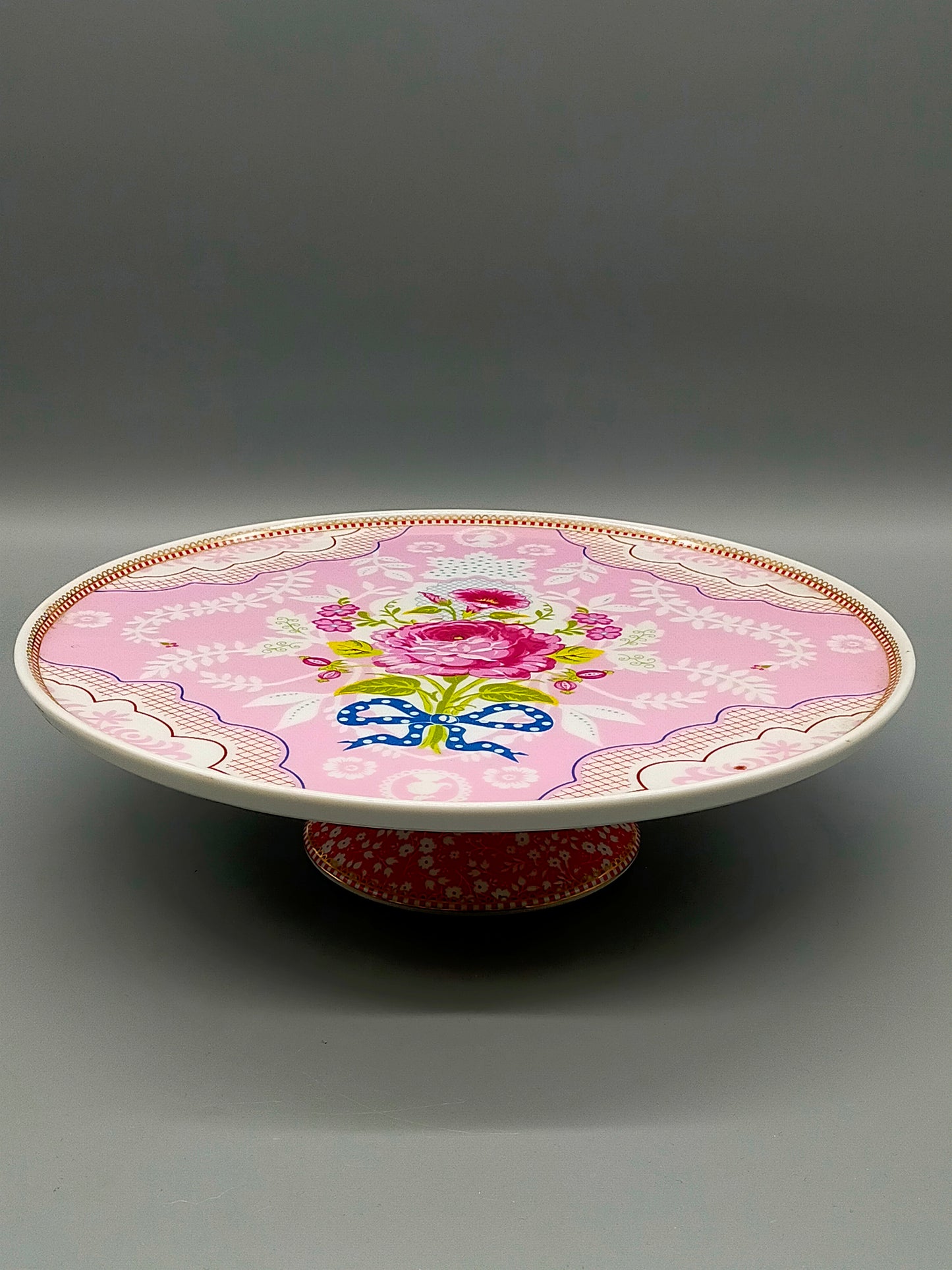 Pip Studio Floral Tortenplatte Rosa – Eleganter Kuchenständer