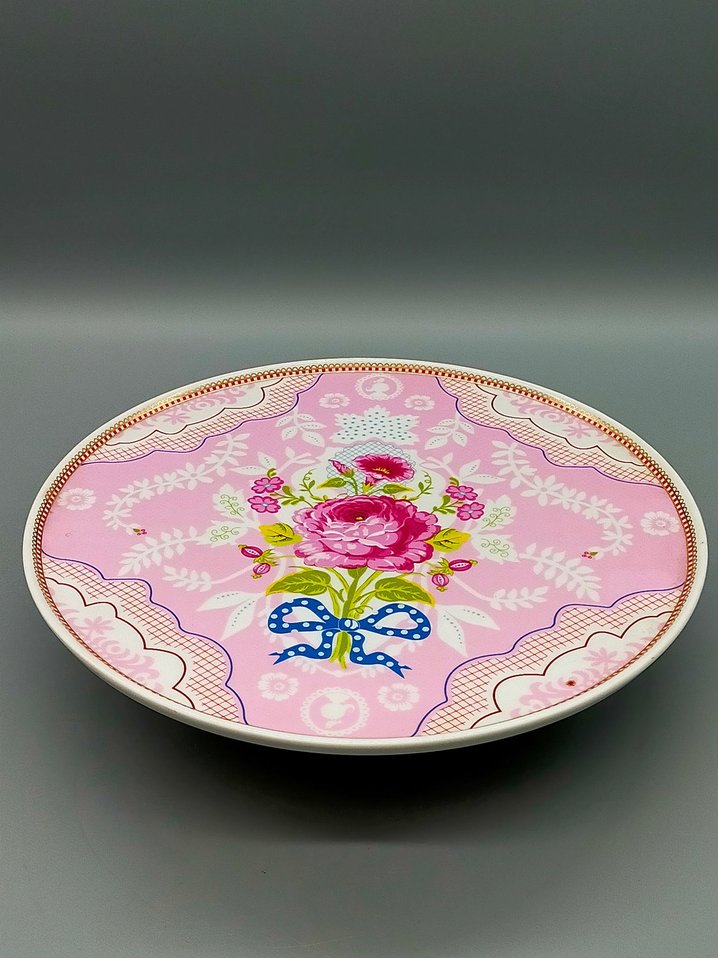 Pip Studio Floral Tortenplatte Rosa – Eleganter Kuchenständer