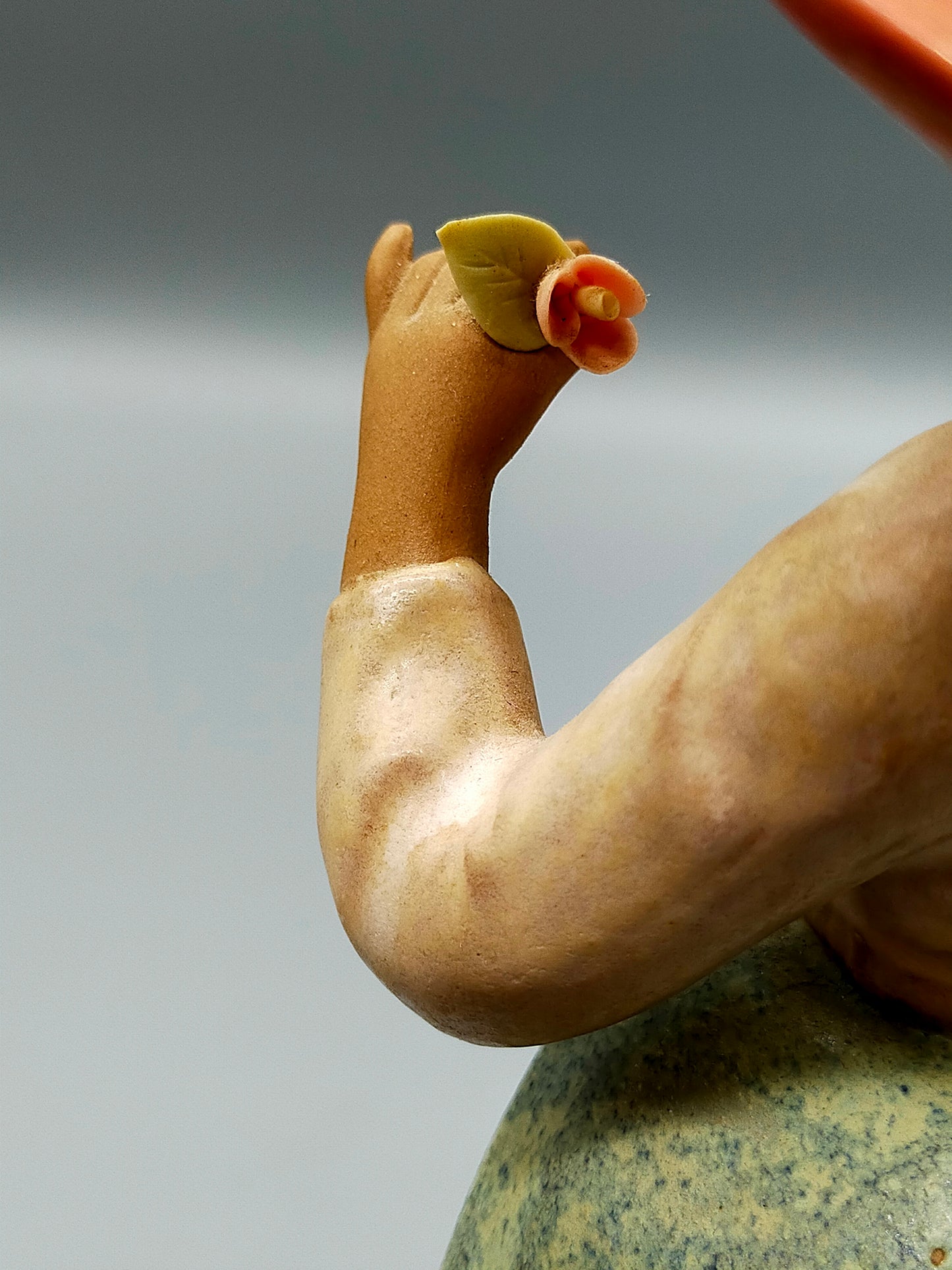Marco Giner Spanische Keramikfigur Mädchen mit Hut