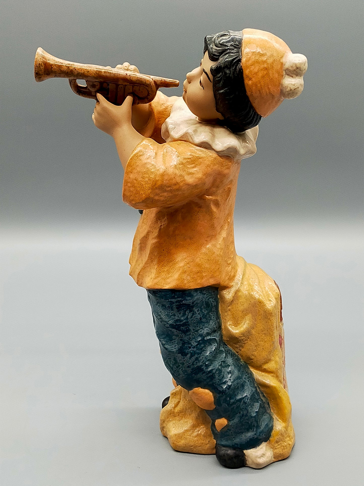 Marco Giner Porzellanfigur Clown Junge mit Trompete
