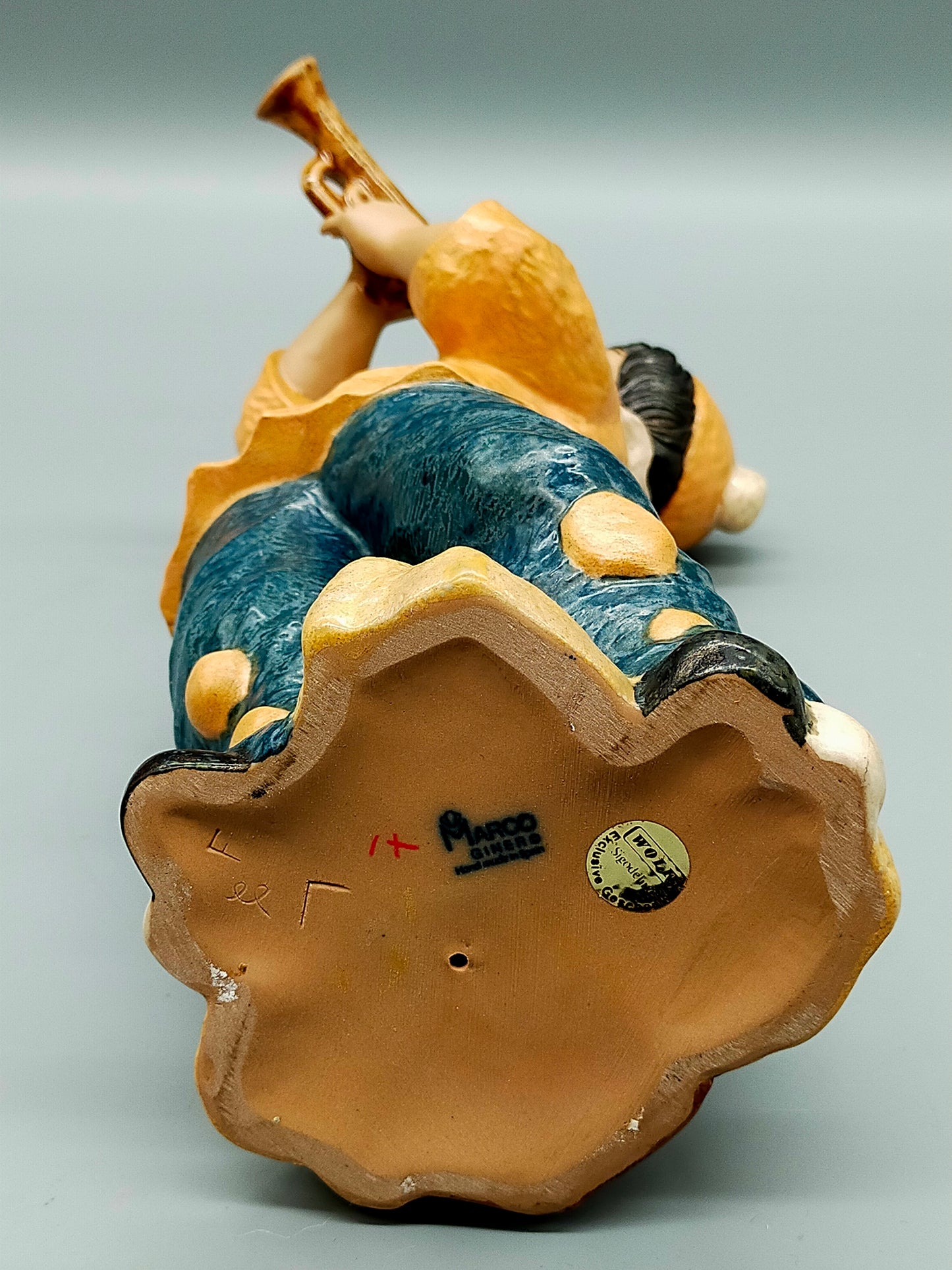 Marco Giner Porzellanfigur Clown Junge mit Trompete