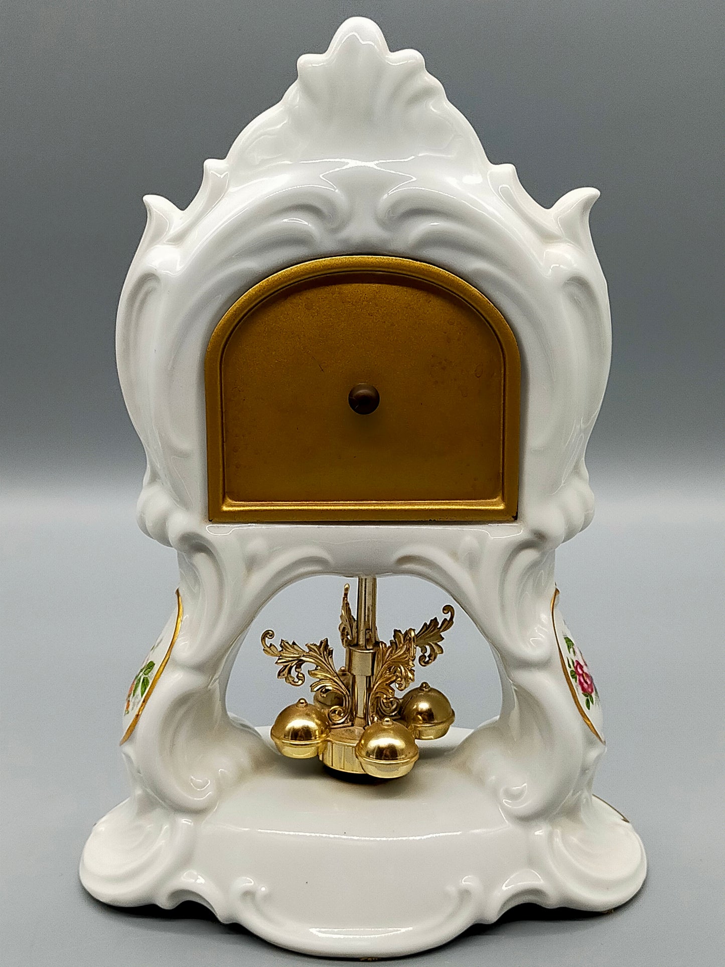 Elegante Meister-Quarz Porzellan Tisch Uhr