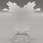 Elegante Glasvase aus Satin glas Kelchform im Art-Déco-Stil